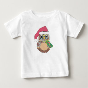 Camiseta Coruja de Natal