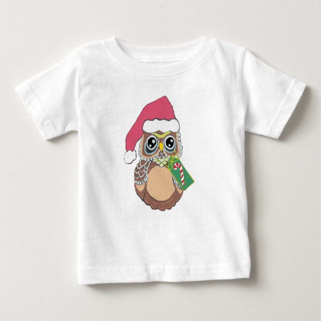 Camiseta Coruja de Natal (Frente)
