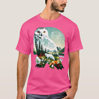 Camiseta Coruja de Neve Ativa