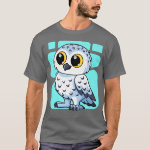 Camiseta Coruja de Neve Bonita