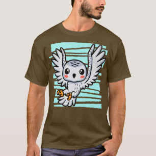 Camiseta Coruja-de-Neve Que Voa Cuta