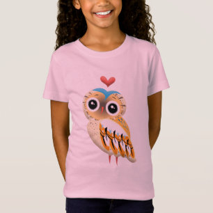 Camiseta Coruja do Amor com uma Banda Doce