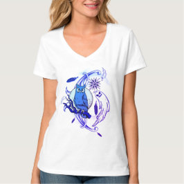 Camiseta Coruja e fantasma