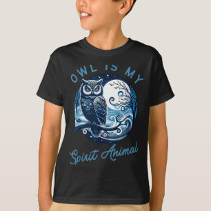 Camiseta Coruja é minha roupa de animal Srit para buscadore