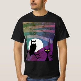 CAMISETA CORUJA E O GATO