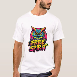 Camiseta Coruja-Espírito Livre