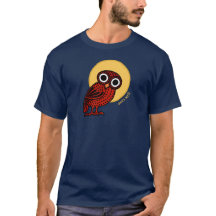 Coruja está bem com esta coruja ateniense