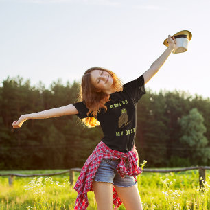Camiseta Coruja Faz O Meu Pun Bird Engraçado Ver Ornitologi