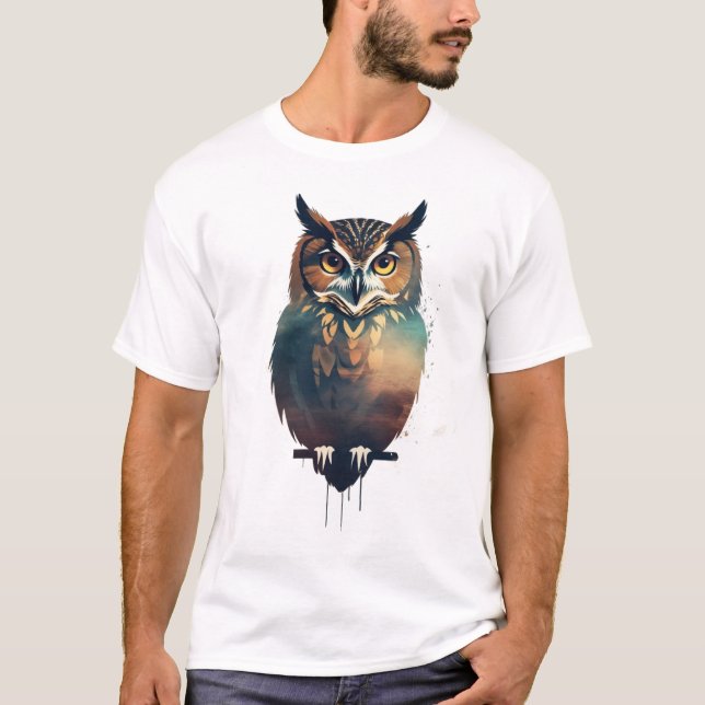 Camiseta coruja fofa (Frente)