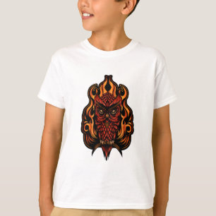 Camiseta Coruja-Fogo
