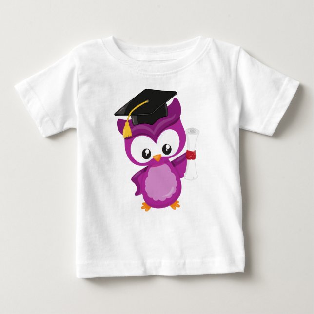 Camiseta Coruja Fresca, Coruja Bebê, Coruja Pequena, Coruja (Frente)