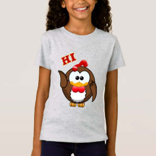 Camiseta coruja galo