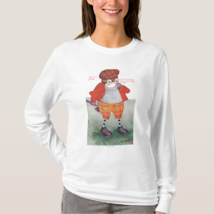 Camiseta Coruja Golfing que nota A palavra é de prata e o