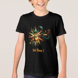 Camiseta Coruja Inteligente Fofa Graduada Turma de 2026 Art