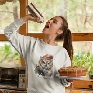 Camiseta Coruja Invernal Encantada, personalizada