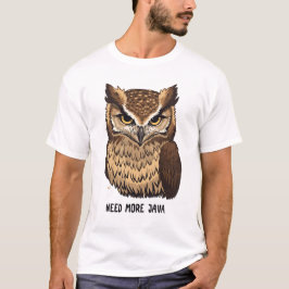 Camiseta Coruja Java Precisa Mais Coruja Engraçad
