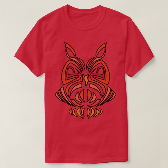 Camiseta Coruja minimalista (Frente do Design)