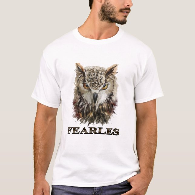Camiseta Coruja Olhar Sábio 🦉 (Frente)