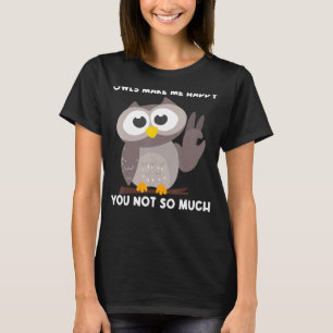 Camiseta Coruja Para Homens Meninos Meninas Aves Nocturnais