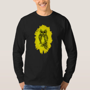 Camiseta Coruja Pássaro Motif De Pica Garra Pássaros Animai