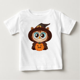 Camiseta Coruja/Queda/Outono/Halloween/abóbora