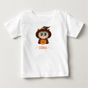 Camiseta Coruja/Queda/Outono/Halloween/abóbora