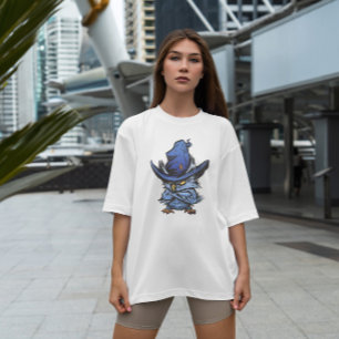 Camiseta Coruja Raiva Com Chapéu De Bruxa