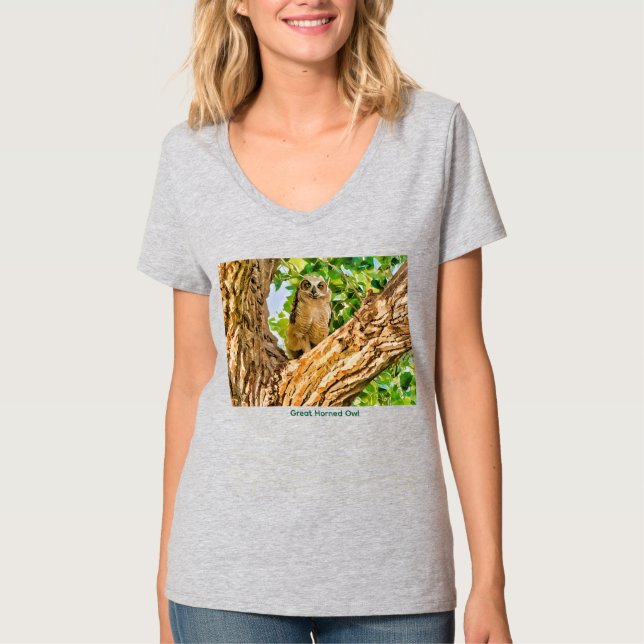 Camiseta Coruja-real no Colorado (Frente)