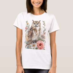 Camiseta Coruja sussurrante da floresta