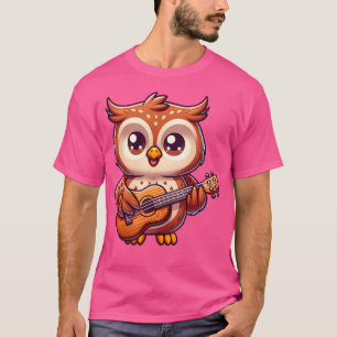 Camiseta Coruja Tocando Violão