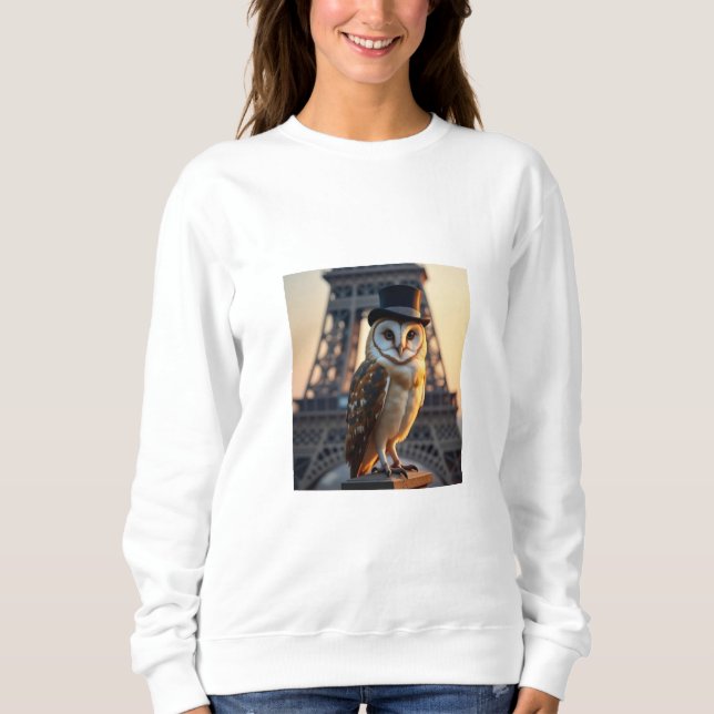 Camiseta Coruja Torre Eiffel (Frente)