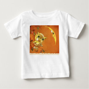 Camiseta Coruja Vintage E Lua