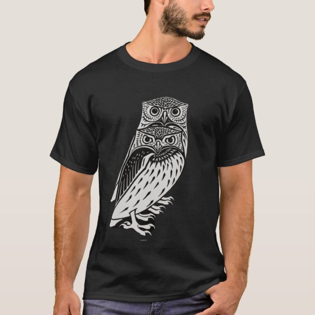 Camiseta Corujas bonitas (Frente)