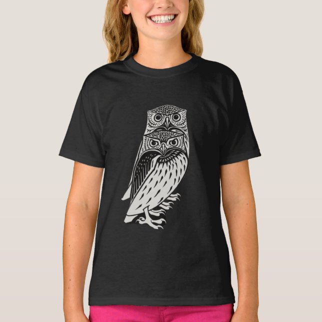 Camiseta Corujas bonitas (Frente)