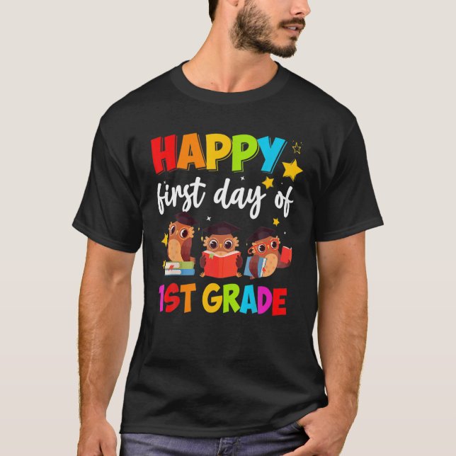 Camiseta Corujas Bons Felizes Primeiro Dia Da Série 1Rua (Frente)