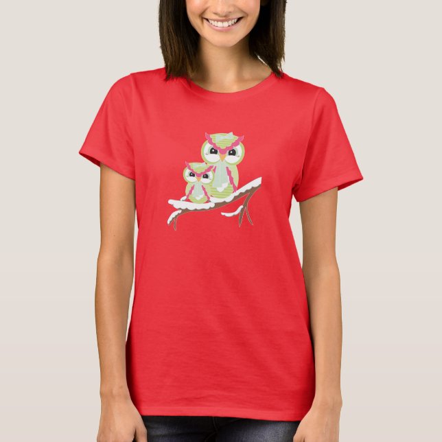 Camiseta Corujas de inverno (Frente)