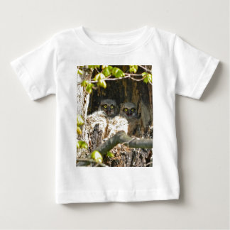 Camiseta Corujas do bebê