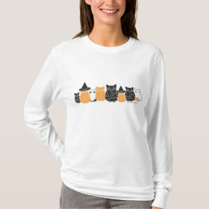 Camiseta Corujas do Dia das Bruxas