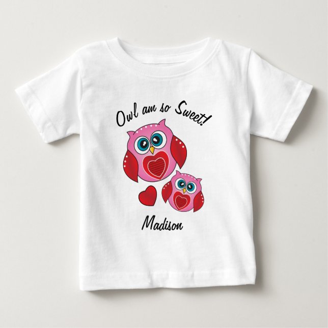 Camiseta Corujas doces dos namorados (Frente)