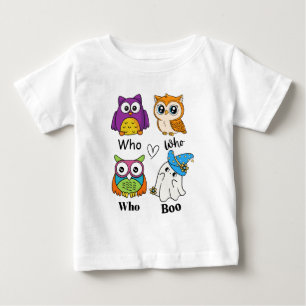 Camiseta Corujas Engraçadas e Camiseiros Fantasmas