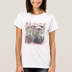Camiseta Corujas nevado