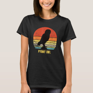 Camiseta Corujas Pigmeus Corujas Bird Night Moon Owl