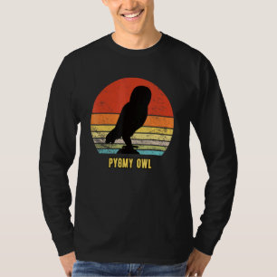 Camiseta Corujas Pigmeus Corujas Bird Night Moon Owl