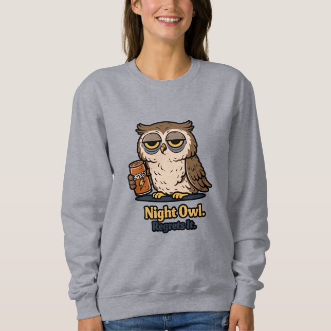 Camiseta corujas querem dormir (Frente)
