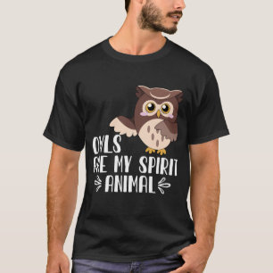 Camiseta Corujas São O Meu Espírito Animal