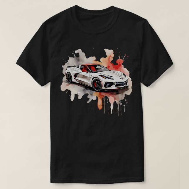 Camiseta Corvette c8 (Frente do Design)