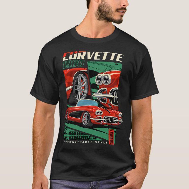 Camiseta Corvette Classic 1960 (Frente)