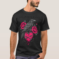 Corvo Anti Dia dos Namorados Dark Gótico Quebrado