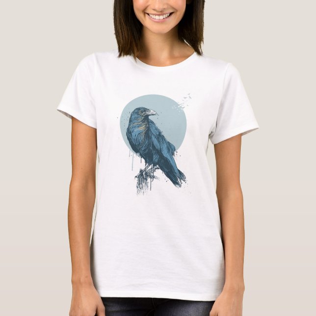 Camiseta Corvo azul (Frente)