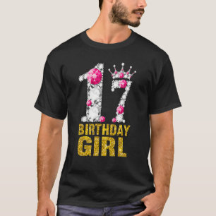 Camiseta Corvo de diamante Rainha Rainha de 17 Anos de Idad